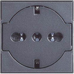 AXOLUTE - PRESA STD TED/ITA FLAT ANTRACITE - BTI HS4140/16F