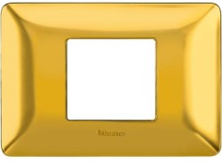 MATIX - PLACCA 2P CENTRATI ORO SATINATO - BTI AM4819GOS