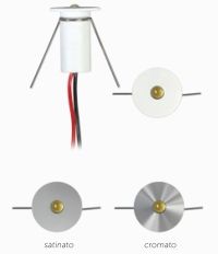 PETIT MINI 0,5W 12VDC SATINATO 3000K - ERX DL5MMC