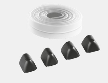 GOMMA PROTETTIVA TRASPARENTE ASTA 4M - KEY 900PROFT