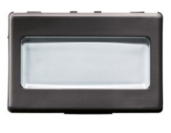 PULSANTE CON TARGA P.NOME 3M ILLUM.SY/BK - GEW GW21024
