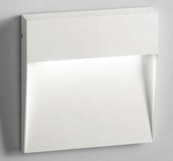 SEGNAPASSO LED 6W 158X158X25 4000K IP54 BIANCA - ISY 501