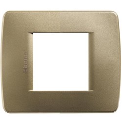 PLACCA 2P GIALLO METALLIZZATO LUNA-PZ.10 - BTI C4802GM