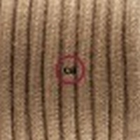 CAVO TRECCIA SETA 2X0.75 10MT LEGNO - FAI 8900/10/2075/LEG