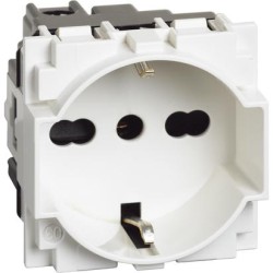 L.NOW - PRESA UNEL E BIPASSO 10/16A BIANCO - BTI KW4140A16