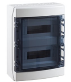CENTRALINO DA PARETE 24M (2X12) 31X44X15 IP65 ABS+PT - CHT CHT30005