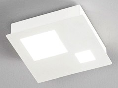 PLAFONIERA LED 12W CHECKER BOARD 180X180 BIANCA - ISY 400