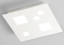 PLAFONIERA LED 25W CHECKER BOARD 310X310 BIANCA - ISY 402
