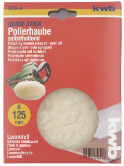 CUFFIA IN PELO D'AGNELLO Ø125MM - EIN 484600
