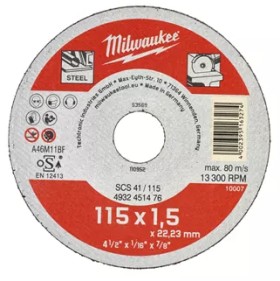 DISCO DA TAGLIO 115X1,5MM - COP 4932451476