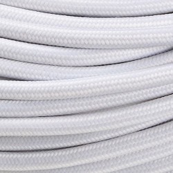 CAVO TRECCIA SETA 2X0.75 BIANCO - FAI 8900/2075/BIA
