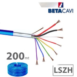 CAVO ALLARME 2X0.50+6X0.22+T+S C/GUAINA LSZH PER INT. E EST. - BETA SICEL26
