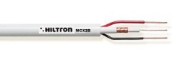 CAVO MINICOAX + 2X0.50 BIANCO 75OHM - C1A MCX2B