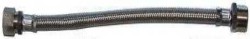 FLESSIBILE INOX DN10 D.14 CON BICONO + MASCHIO 1/2 30CM - DBR FI423-030N12