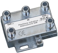 PARTITORE INDUTTIVO 2 USCITE C.C. VERTICALE SERIE MINI - ESM 81452