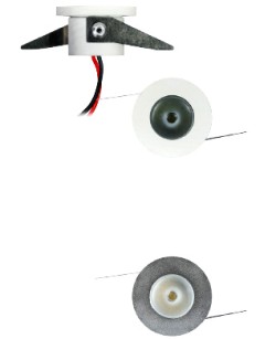 PETIT TONDO 2W 230V ALLUMINIO SATINAT.4000K - ERX DL2LSN