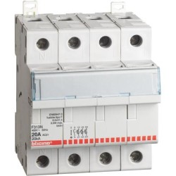 BTDIN - PORTAFUSIBILE SEZIONABILE 3P+N 20A - BTI F313N