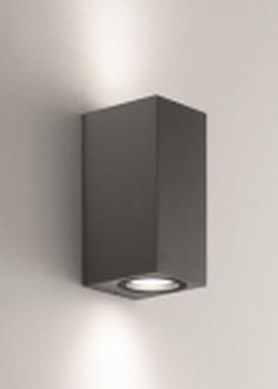 APPLIQUE ISCHIA IP54 150X68X80MM GU10 2X20W ANTRACITE - ISY 541