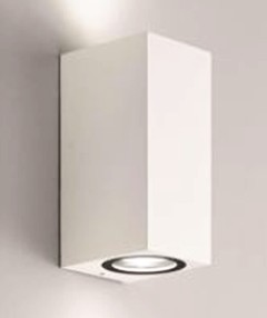 APPLIQUE ISCHIA IP54 150X68X80 GU10 2X20W BIANCA - ISY 540