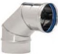 CURVA 90° D.140 INOX SP0,5 A.304 - BERT C90A304140