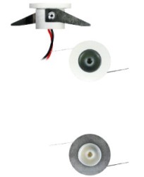PETIT TONDO 2W 230V ALLUMINIO SATINAT.3000K - ERX DL2LSC