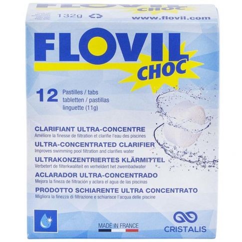 FLOCCULANTE FLOVIL IN PASTIGLIA CF.132GR (12PZX11GR) - LAPI PS1521C