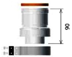 KIT ADATTATORE D.60/100-80 PER SCARICO A CONDENSAZIONE - CHAF 3318369