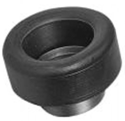 MORSETTO IN GOMMA NERA D.32X25/26 PER CURVE TECNICHE - DBR P04213200