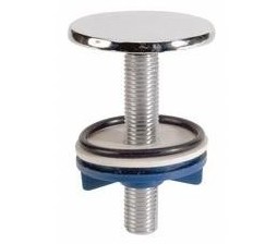TAPPO COPRI FORO "STANDARD" D.50 CROMO - DBR W-TCSC000
