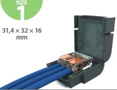 SHELLBOX FLAT113 MINIBOX+MORSETTI 600V (CF.2PZ) - ETL MJBF113
