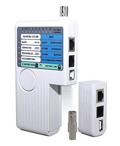 TESTER CAVI RJ11/RJ45/USB/BNC - ERT 405201000