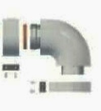 KIT SCARICO COASSIALE D.60/100 PARTENZA ORIZZONTALE COMPLETO - CHAF 3318895