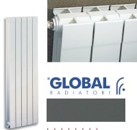 RADIATORE ALLUMINIO OSCAR 1600 GRIGIO SCURO OPACO - GLB OS16000107