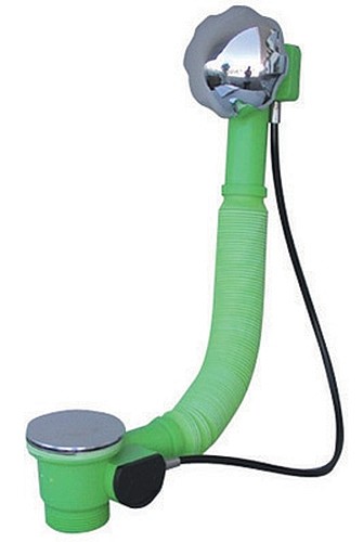 COLONNA SCARICO VASCA PVC AUTOM.CROMO - DIA 370262C