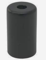 BICCHIERE CILINDRICO METALLO NERO OPACO - FAI 0146/NE/OP