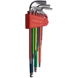 SET CHIAVI A BRUGOLA PZ.9 ESAG-BALL - GI3 240401