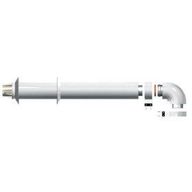 KIT SCARICO COASSIALE D.60/100 PART. ORIZZ. 1M - CHAF 3318000
