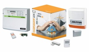 KIT VIA RADIO CON CENTRALE IBRIDA PROTEC4GS - C1A KXR4GSM