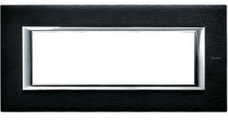 AXOLUTE - PLACCA 6P ANTRACITE SPAZZOLATA - BTI HA4806XS