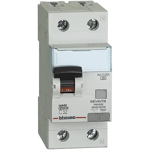 BTDIN60 - MAGN DIFF A 1P+N 32A 6KA 30MA - BTI GN8813A32