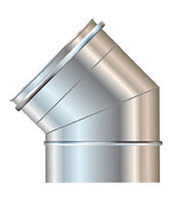 CURVA 45° D.80 INOX SP0,5 A.316 - CORD 3304055212040