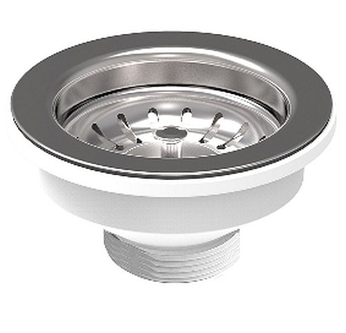 PILETTA PER LAVELLO CUCINA CON TROPPO PIENO RET. S/GRIGLI - DIA 371B197ALTR