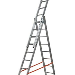 SCALA TRIPLA 3X9 TRASFORMABILE ALLUMINIO SERIE 5 MAX 150KG - GIER AL415