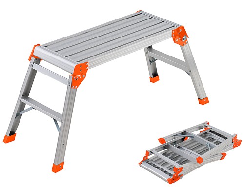 Piattaforma Di Sospensione Per Scale UZMAN - Piano D'Appoggio Regolabile, Portata 140 Kg, Per Lavori In Sicurezza