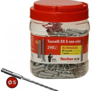 SX 5 S (BARATTOLO PROPACK 240PZ+ PUNTA SDS PLUS II D.5) - FIS 00533196