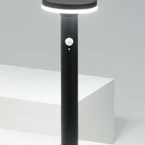 PALETTO SOLARE NERO NATURALE 6W IP44 - GEA GES794
