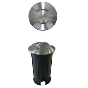 SEGNAPASSO DA ESTERNO LED 2W 3000K 100-240V 35° DIS INOX - BEN 4368