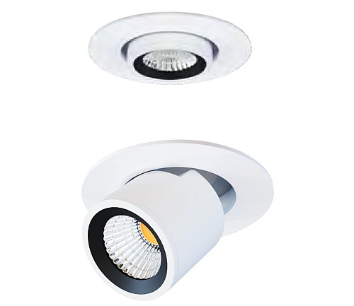 FARETTO INCASSO LED 4W 45° SWITCH 2700/3200/4000K BI NANO R - BEN 4549