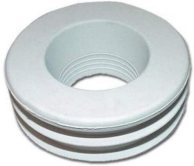MORSETTO IN GOMMA BIANCA PER WC D.60X40/44 - DBR P04576140