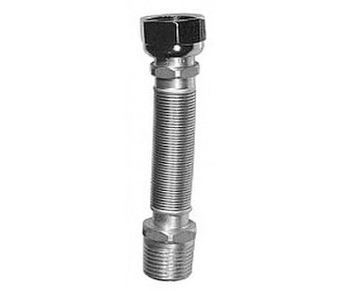 FLESSIBILE INOX RACCORDO OTTONE 1" 220/420MM PER ACQUA - DIA 42276106